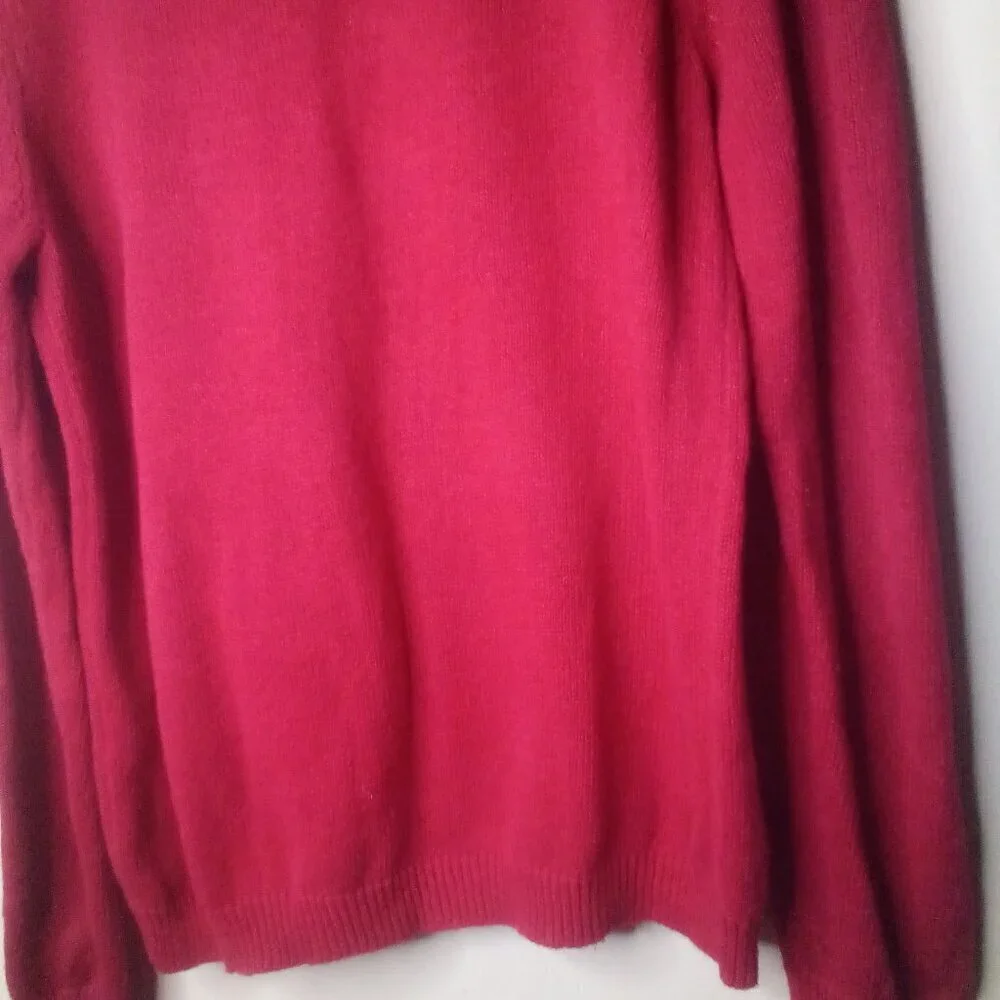 Retro Threads Sweater Christmas Holiday S Women  Long Sleeve Tree Stocking